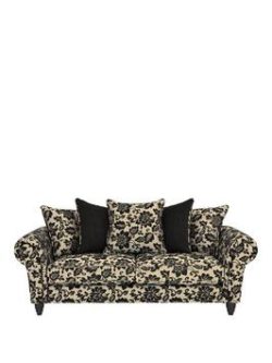 Luxe Collection - Regal 3-Seater Fabric Sofa
